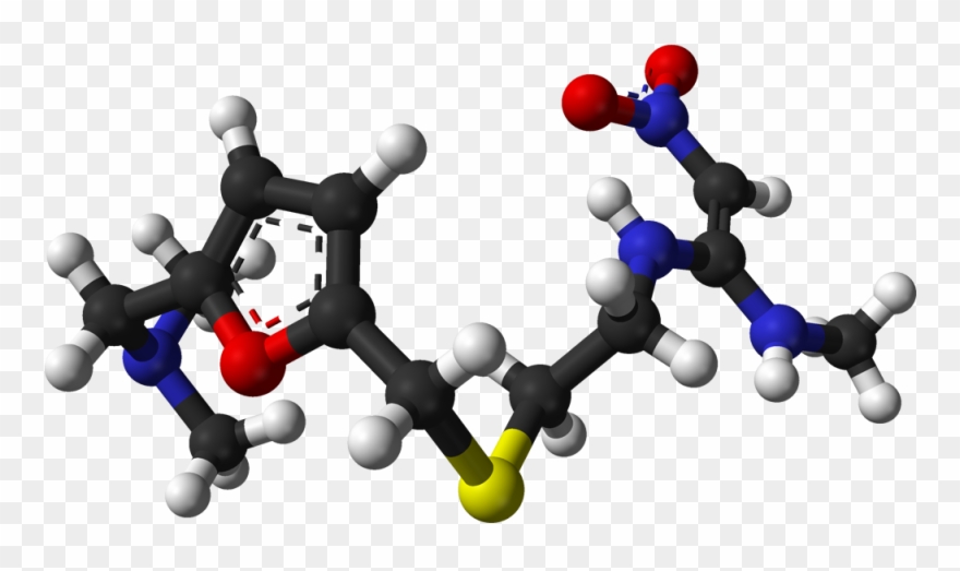 Ranitidine A 3d Balls - Molecule Clipart