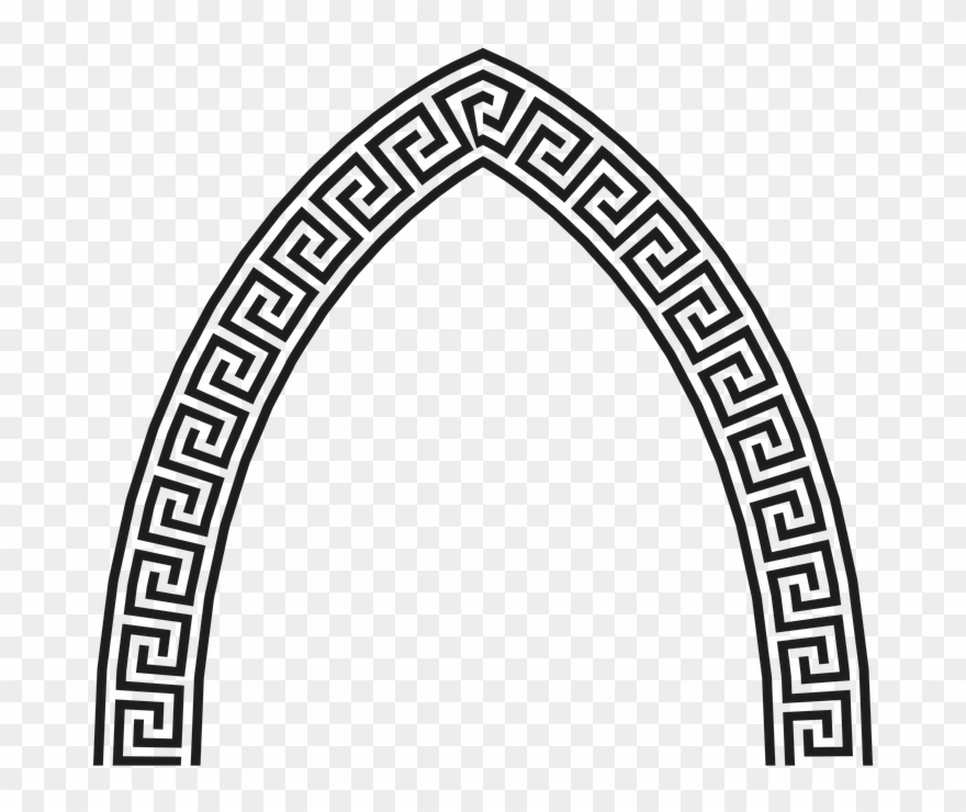 Vector Png Hercules Globe Png World Earth - Greek Pattern Circle Clipart