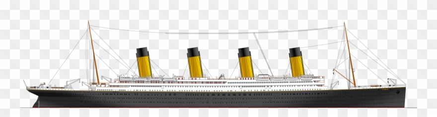 Rms Titanic Water Line , Png Download - Titanic Ship No Background Clipart