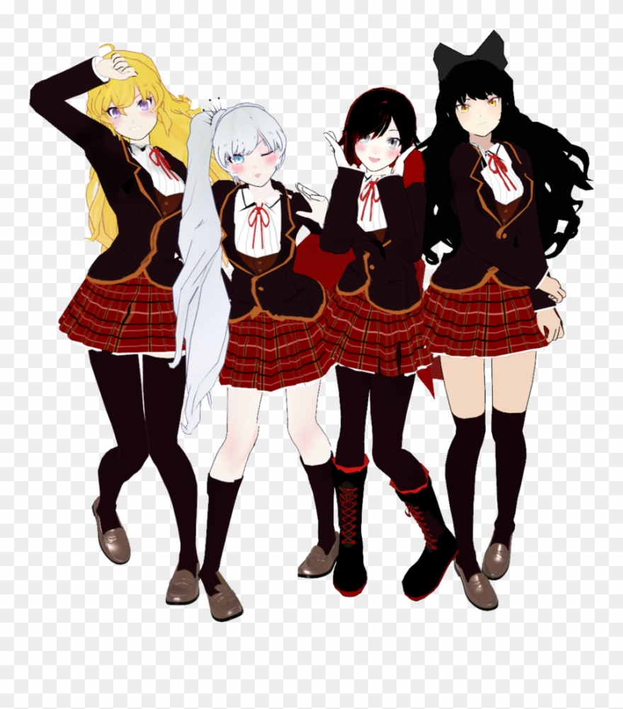 Clipart Resolution 1024*939 - Blake Belladonna School Uniform - Png Download