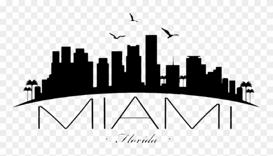 Florida Skyline Silhouette Clipart