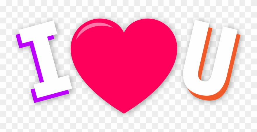 Love Text Png - Heart Clipart