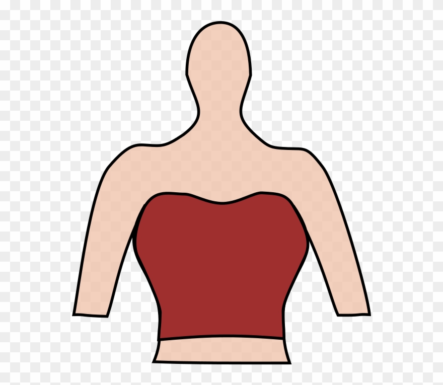 Bustier Strapless Shape Clipart