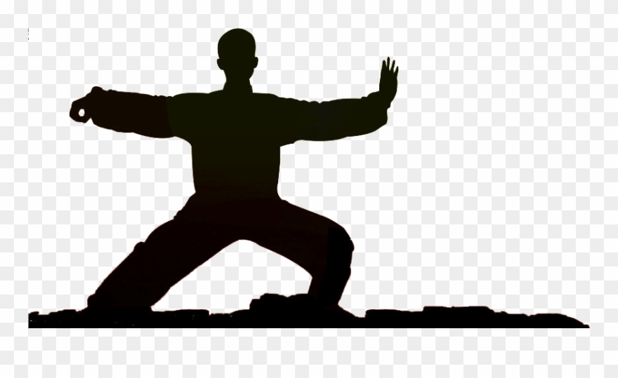 Martial Arts Silhouette Png - Tai Chi Clipart