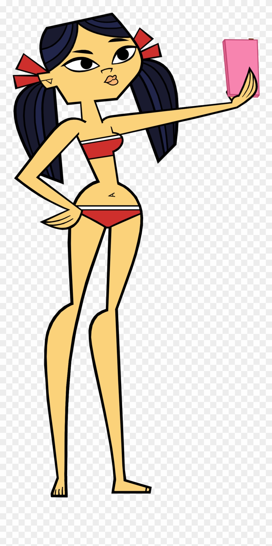 Selfie Png - Total Drama Kitty Bikini Clipart