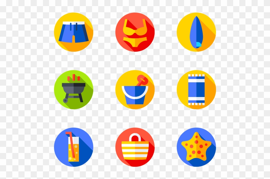 Summer - Flat Icon Clipart