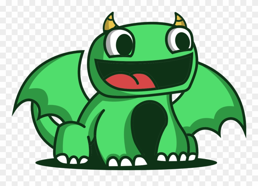 Dragonteach Logo - Cartoon Clipart