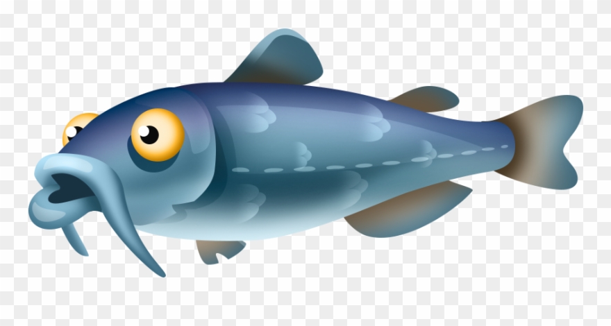 Yellow Belly Bullhead - Fish Clipart