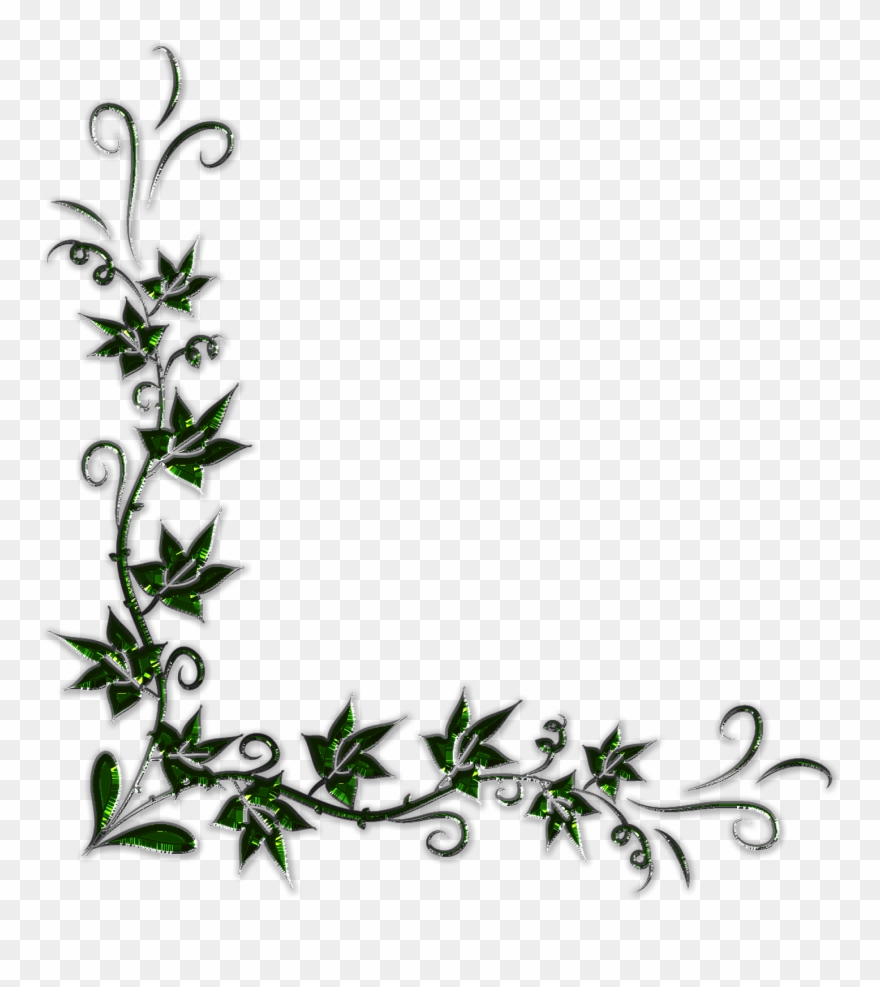 Red Coral Clip Art Download - Cover Page Corner Designs - Png Download