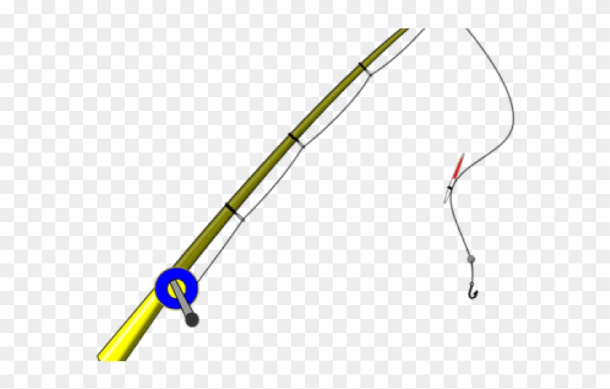 Barber Pole Art - Fishing Rod For Kids Clipart