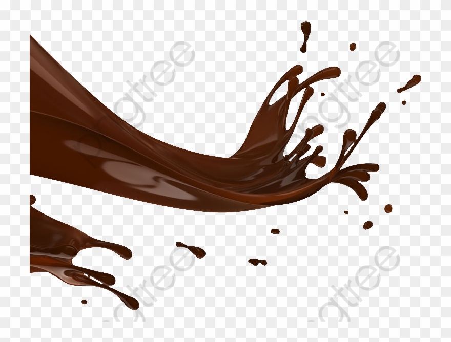 Chocolate Milk Splash - Splash Chocolate Milk Png Clipart