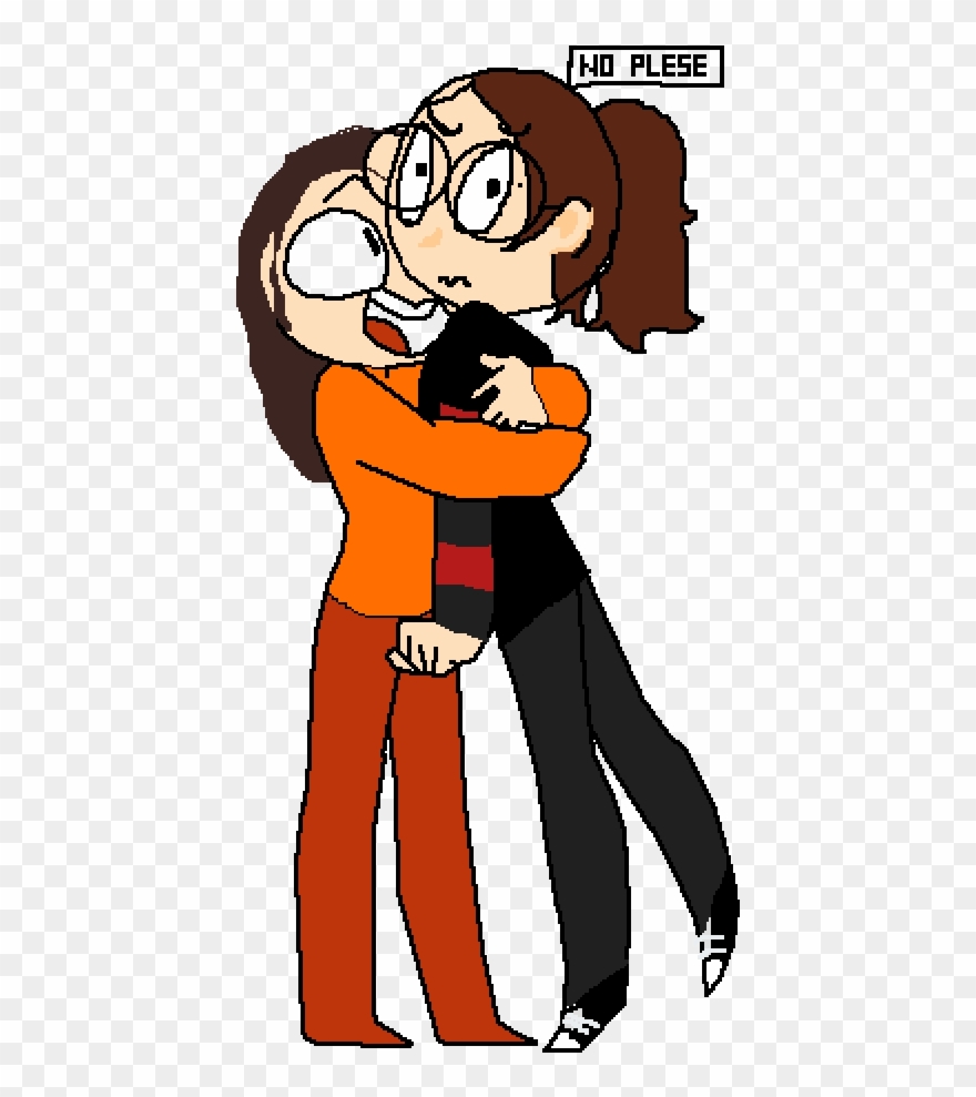 It,s Just A Hug - Cartoon Clipart