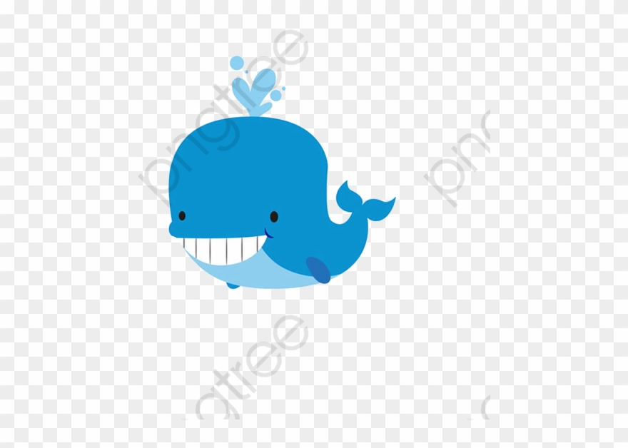 Cute Whale, Cute Clipart, Whale Clipart, Whale Png - Cartoon Cute Underwater Animals Transparent Png