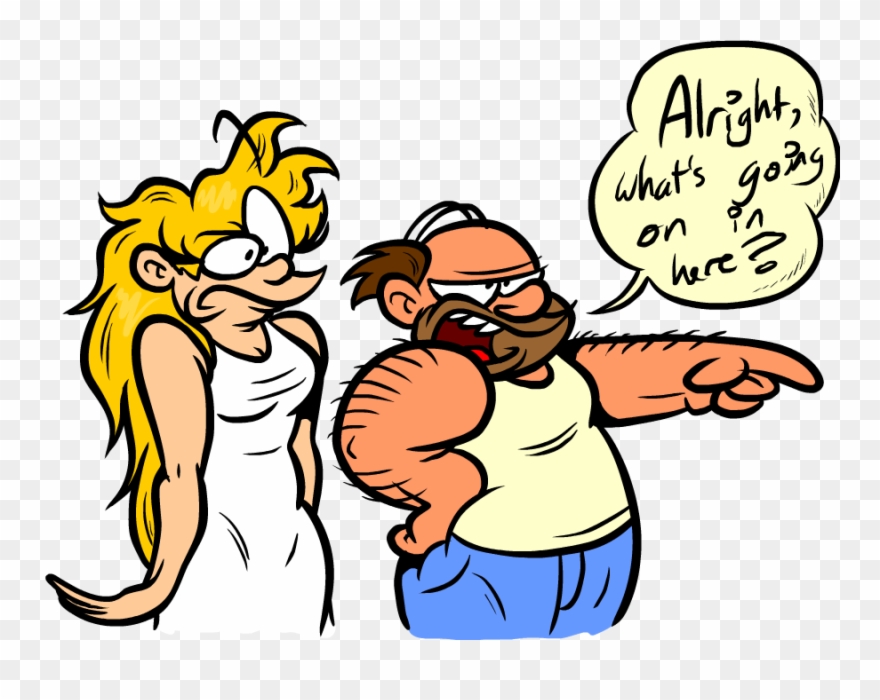 Redraw Of Anne And Her Husband's First Appearance In - Cartoon Clipart