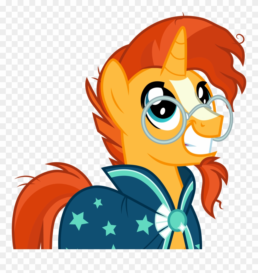 Best Nerd Horse - Mlp Sunburst Happy Clipart