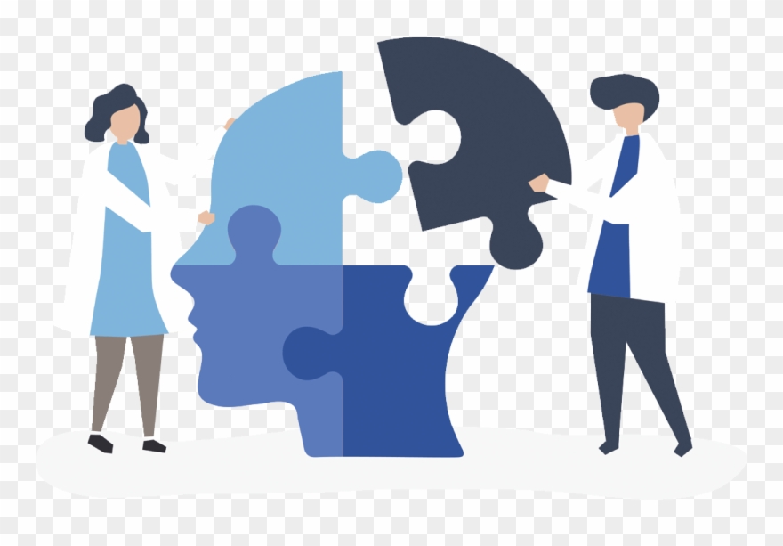 About Us - Personas Con Rompecabezas Clipart