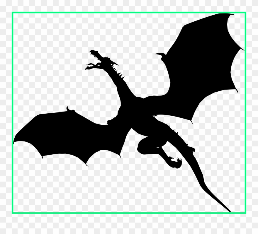 Orchid Png Orchid Silhouette Png Best Clipart Angry - Flying Dragon Silhouette Transparent Png