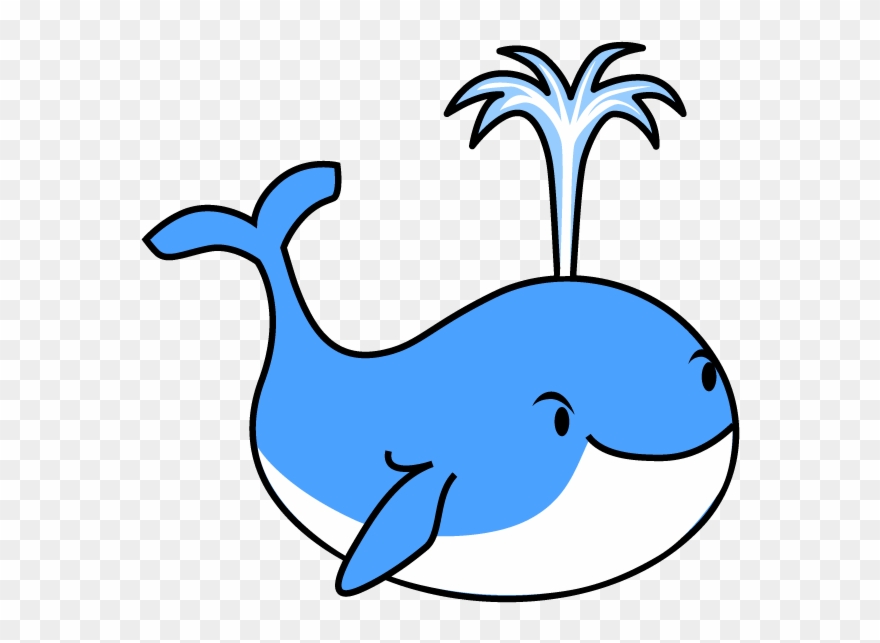 Graphic Library Library Free Image Cartoon Clipart - Cute Whale Cartoon Png Transparent Png