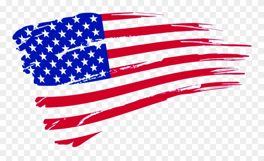 United State Flag Vector - Memorial Day Flag Clip Art - Png Download