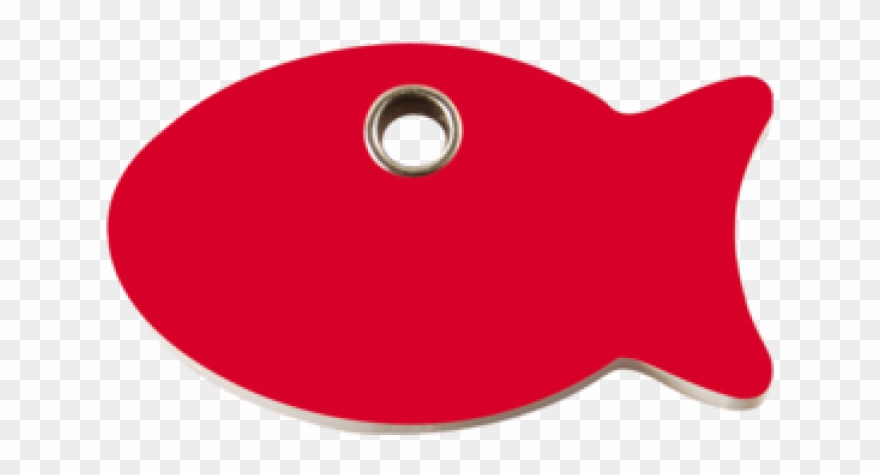 Red Fish Pet Tag - Fish Clipart