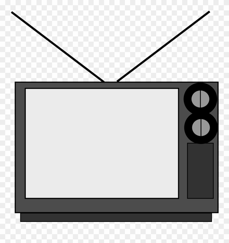 Television Tv Screen Antenna Png Image - Television Clip Art Transparent Png