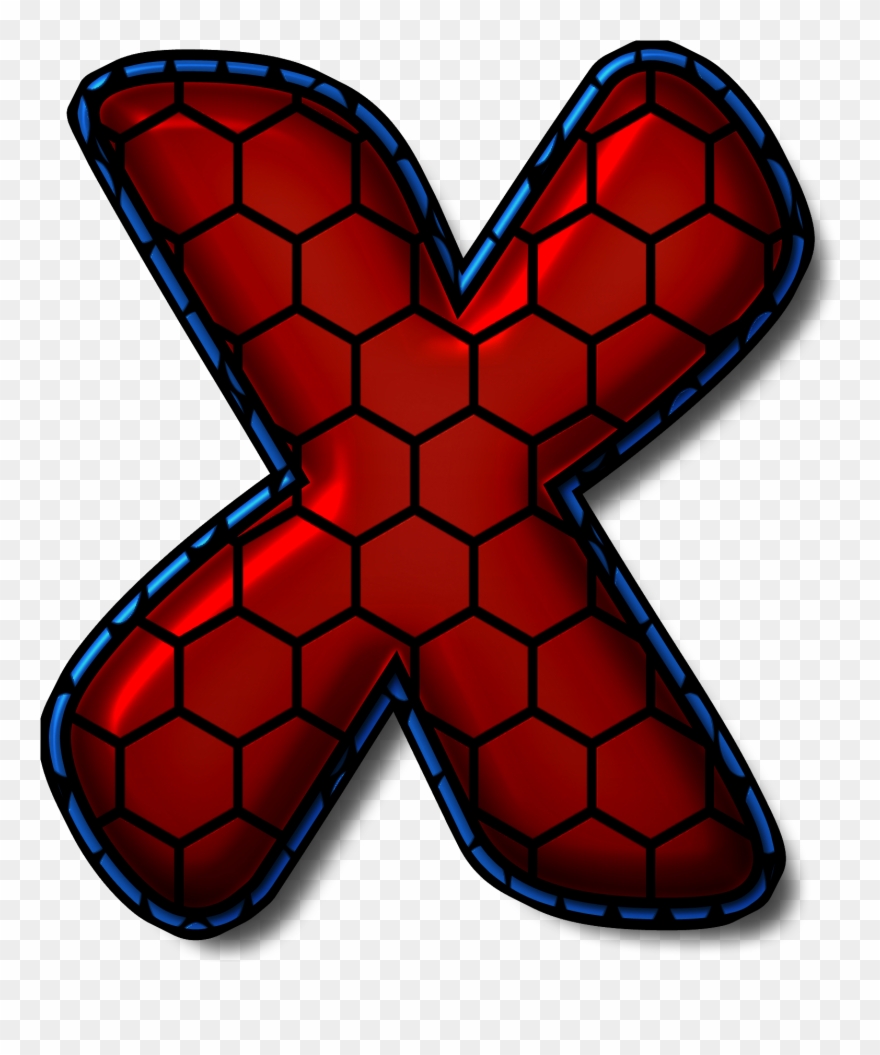 Monogram Alphabet, Spiderman, Mascara, Clipart