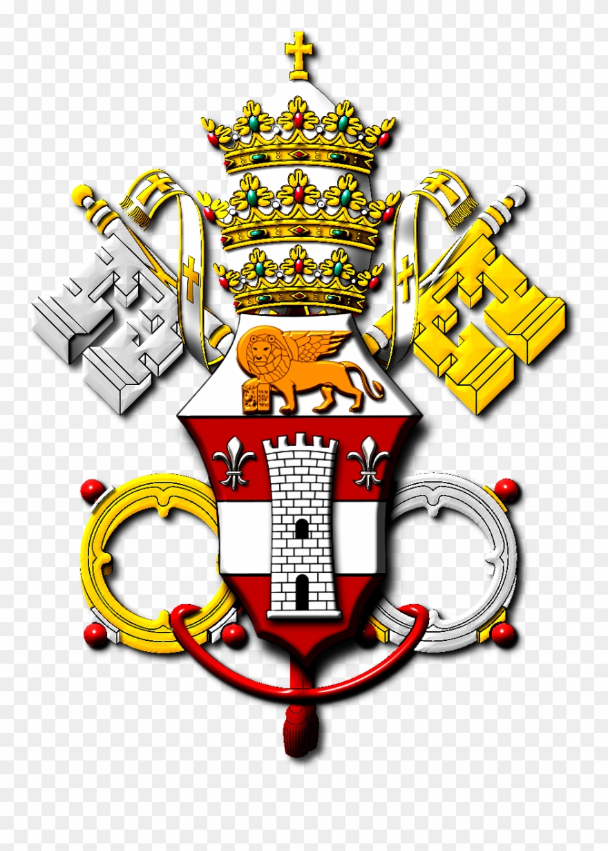 Pope John Xxiii Coat Of Arms - Vatican City Clipart