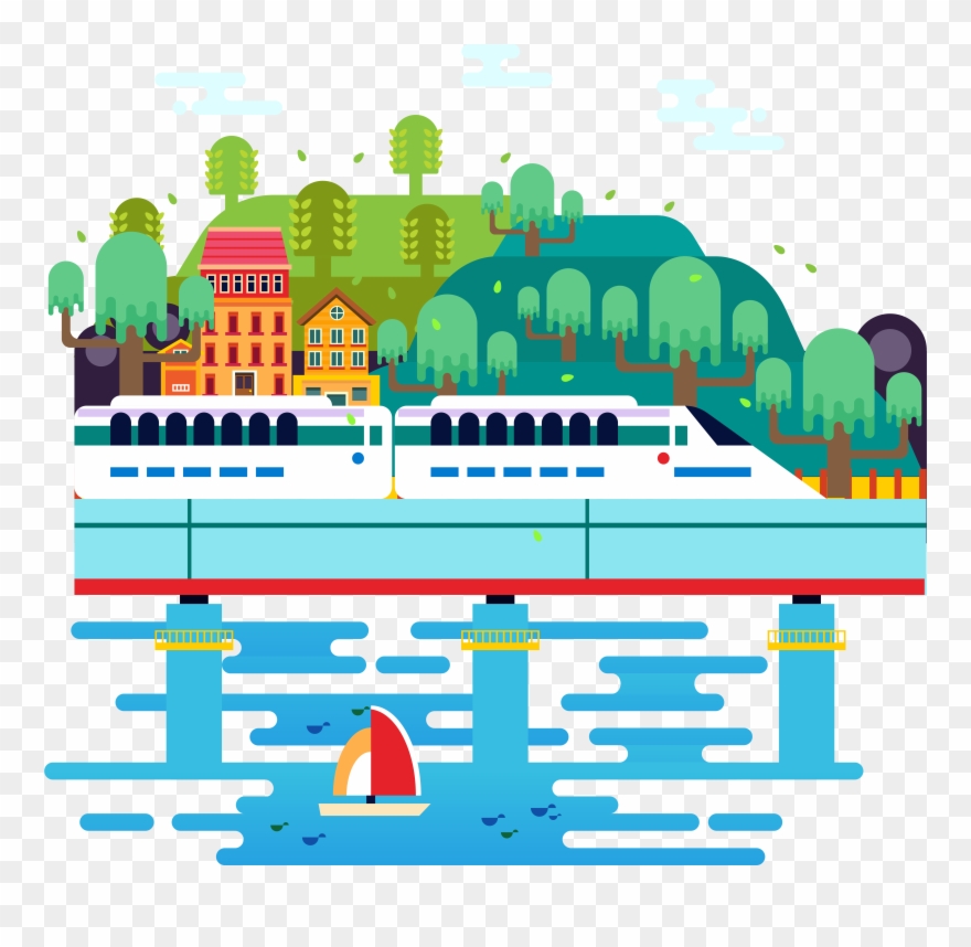 Public Transport Carrier Sailboat Plant Png And Vector Clipart