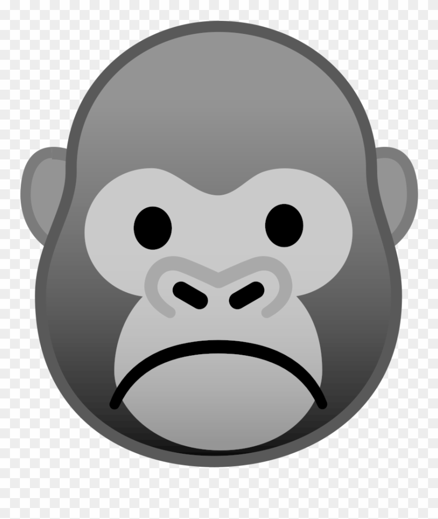 Noto Emoji Oreo 1f98d - Apple Gorilla Emoji Clipart