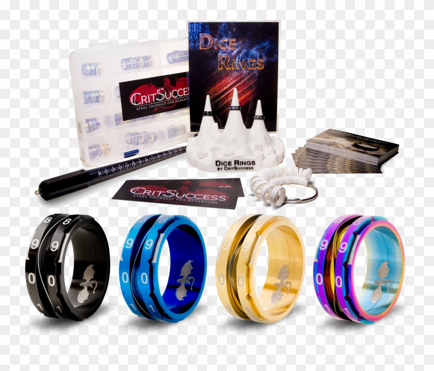 Life Counter Dice Ring 50ct Pack With Retail Starter Clipart