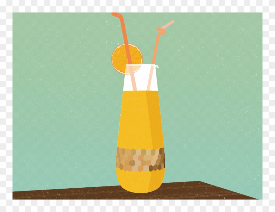 Orange Soft Drink Clipart