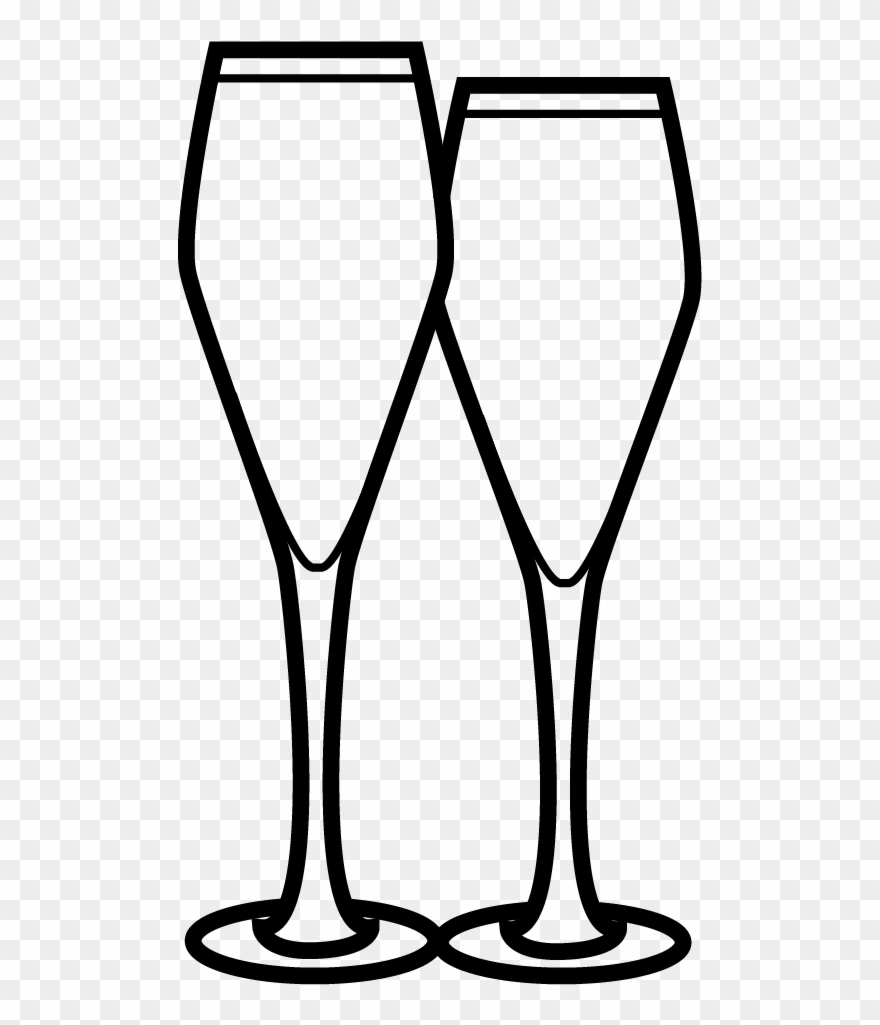 Champagne Glasses Clipart