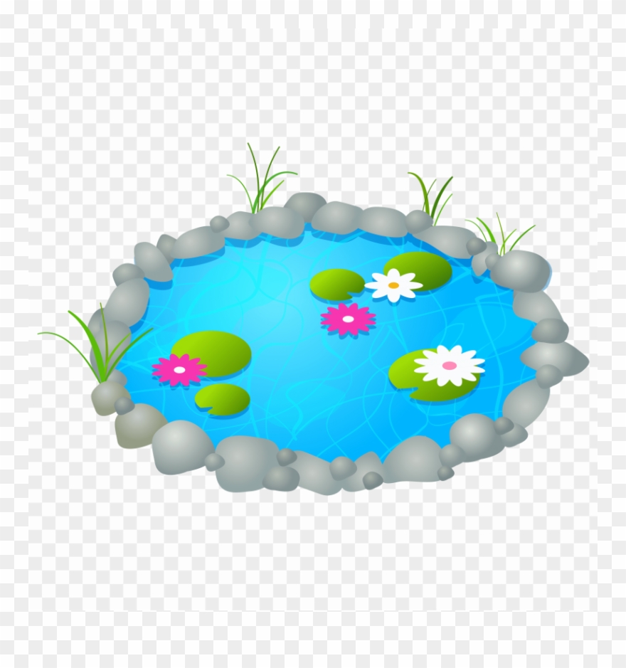 Download Garden Pond Clipart Png Photo - Duck Pond Background Clipart Transparent Png