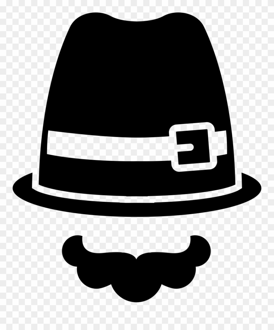 Hat And Moustache Comments - Fancy Dress Icon Png Clipart