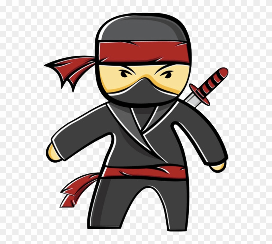Ninja Kids - Ninja Cartoon Clipart