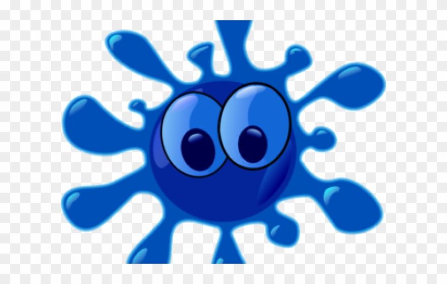 Water Clipart Cartoon - Blood Spatter Clip Art - Png Download