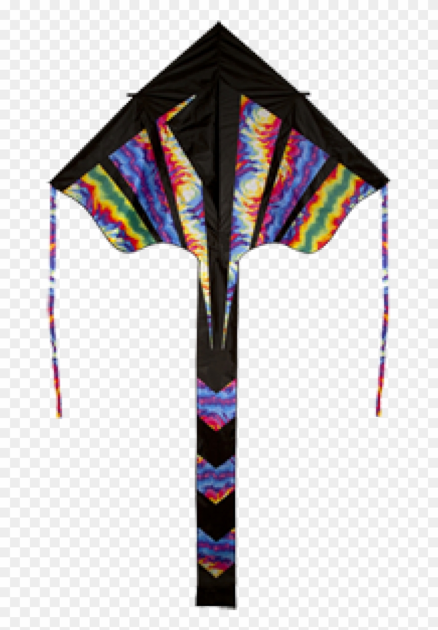 Image Of Big Dog Tie Dye Best Flier 10' Delta Kite - Style Clipart