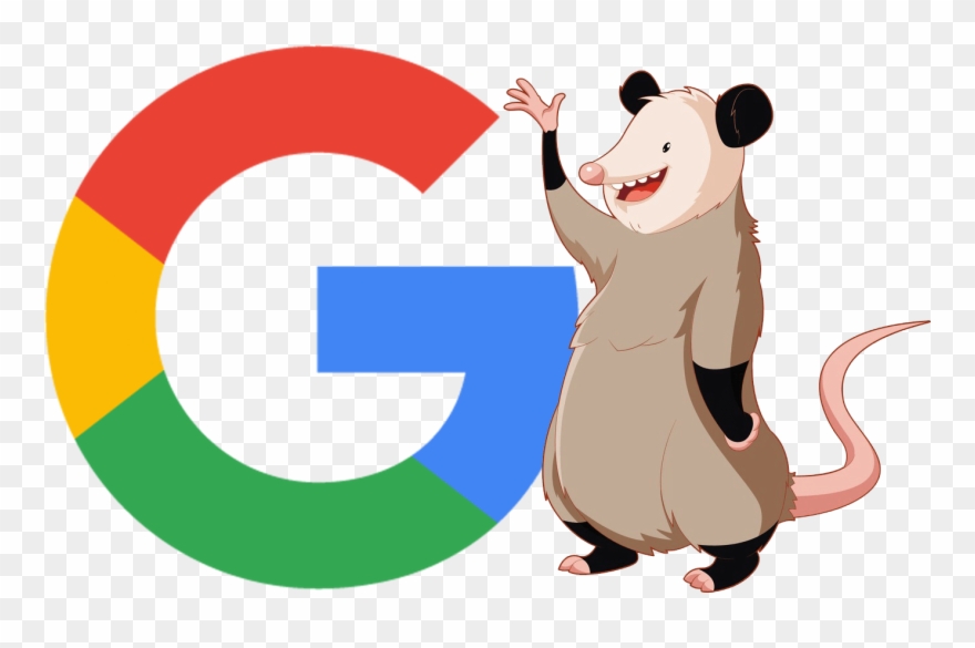 Google Possum - Cartoon Opossum Clipart