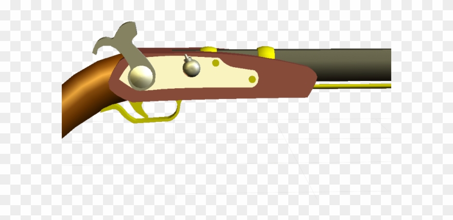 Pirate Clipart Gun - Transparent Pirate Pistol Clipart - Png Download
