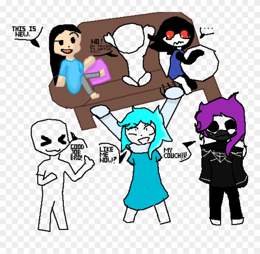 Collab - Cartoon Clipart