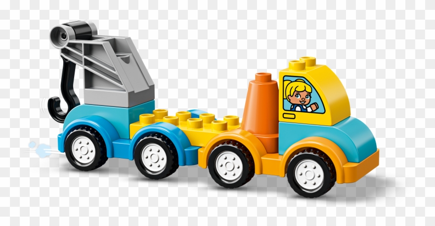 Lego Duplo Tow Truck - Lego 10883 Clipart