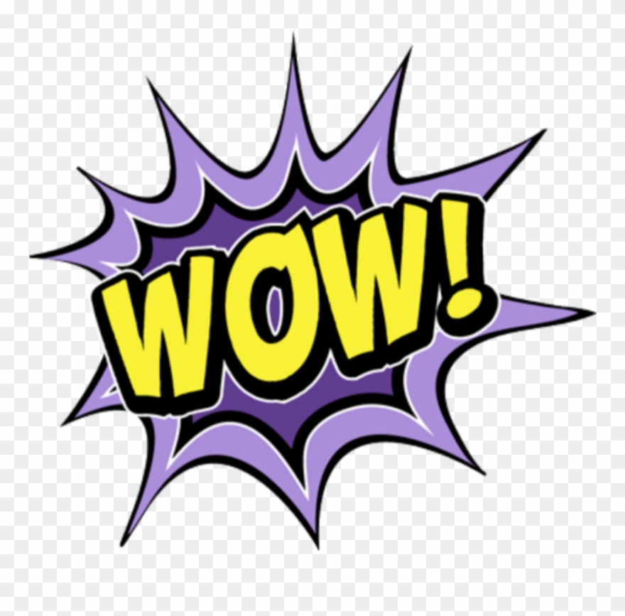 #wow #fumetto #comic - Emblem Clipart