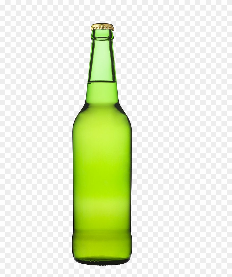 Glass Beer Green Bottle Free Hq Image Clipart - Beer - Png Download