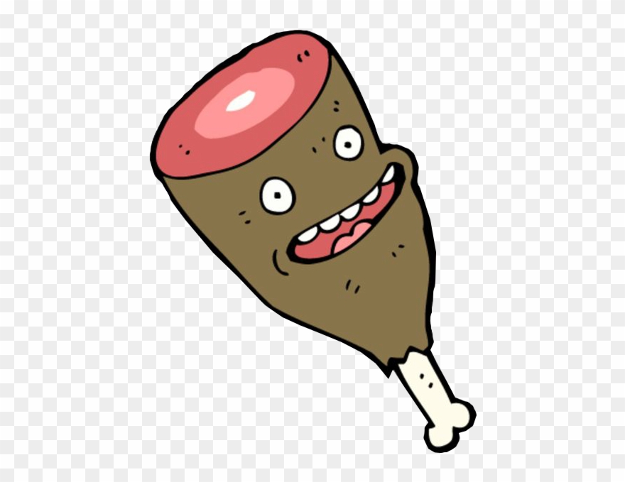 Meat Drawing Carton - Cute Cartoon Meat Clipart