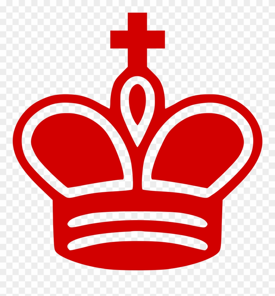 Red Oval Png - King Chess Piece Red Clipart
