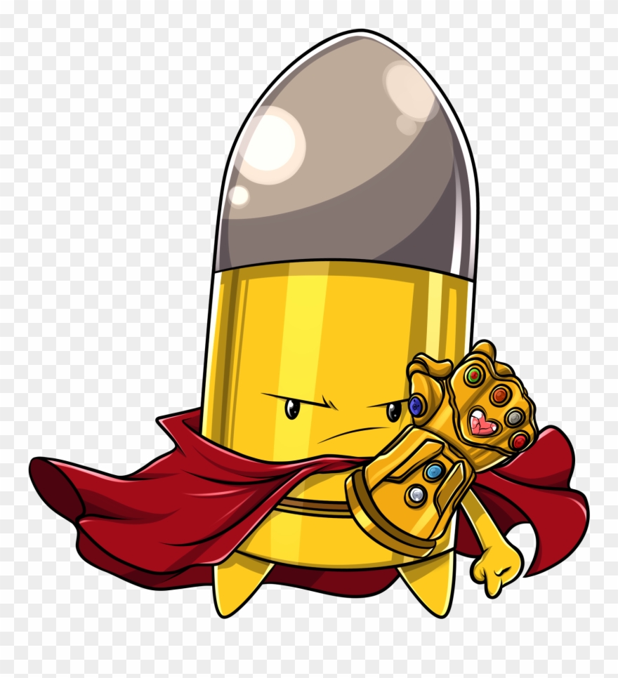 Fanartbullet And The Infinity Guontlet - Cartoon Clipart