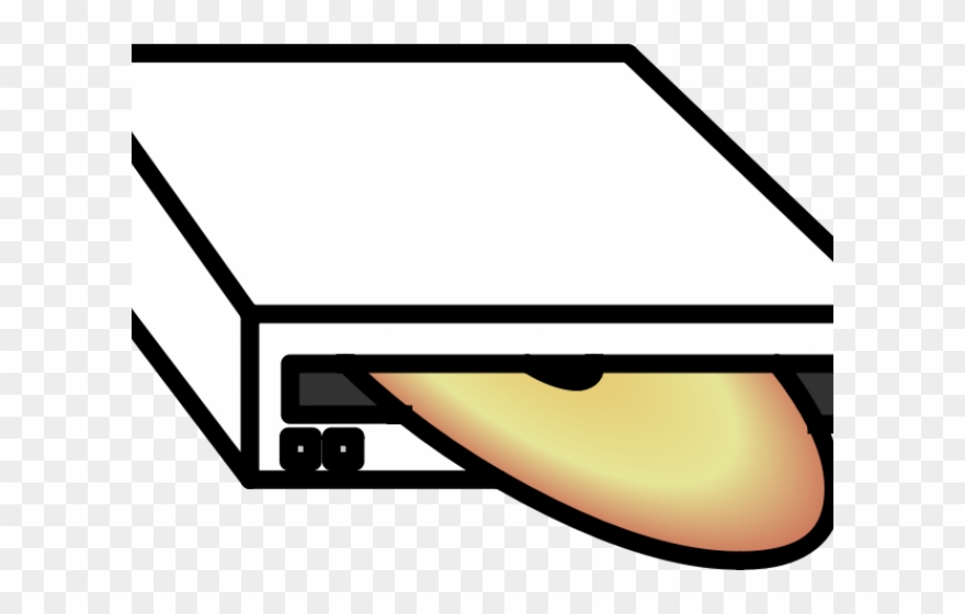 Dvd Clipart Transparent - Cd Dvd Drive Clipart - Png Download