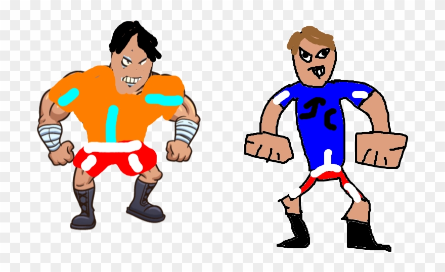Weightlifter - Fight - Cartoon Clipart
