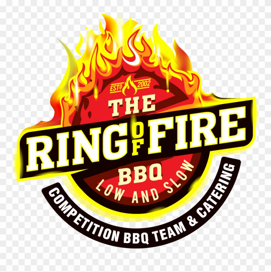 The Ring Of Fire Bbq - Illustration Clipart