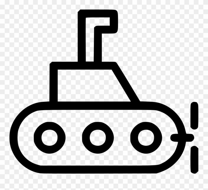 Submarine Military Marine Free Icon Clipart